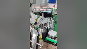 Automatic Conical and Round Bottle Labeling Machine