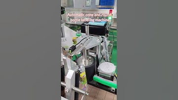 Automatic Conical and Round Bottle Labeling Machine