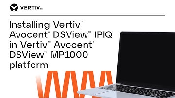 Installing Vertiv™ Avocent® DSView™ IPIQ in Vertiv™ Avocent® DSView™ MP1000 platform