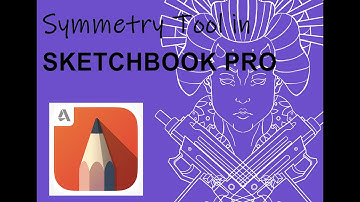 HOW TO USE  SYMMETRY TOOL IN AUTO DESK SKETCHBOOK PRO