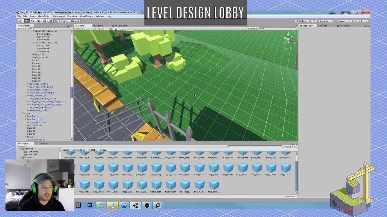 Level Design Lobby Live Stream