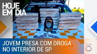 Jovem é presa levando droga em ônibus no interior de SP