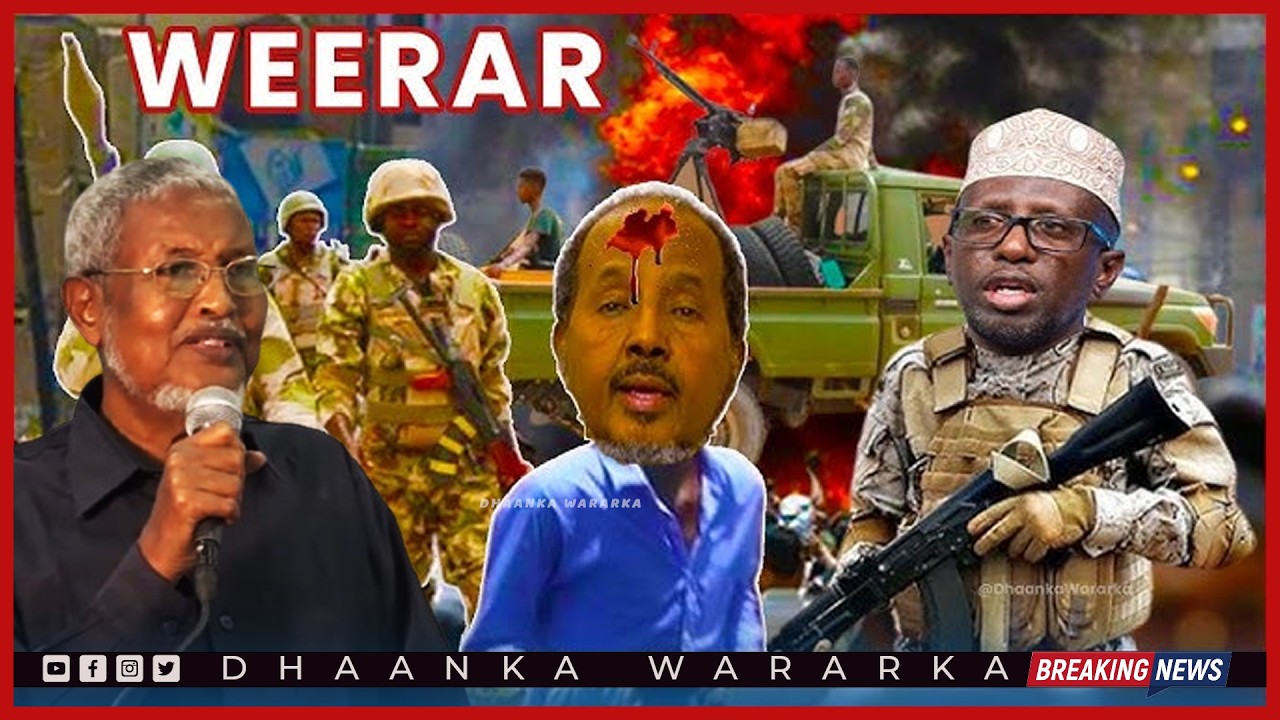 DEG DEG: Sheekh Shariif oo Hub Lagalay Villa Somaliya Odayaasha Mudulood oo Gacanta Qabtay Xasan Sh.