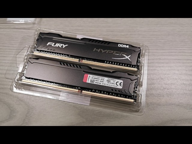 Kingston : La HyperX Fury DDR4 passe maintenant au rouge et au