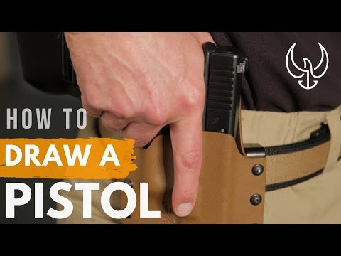 How to Draw a Pistol from a Holster - Navy SEAL Teaches Proper Pistol Draw