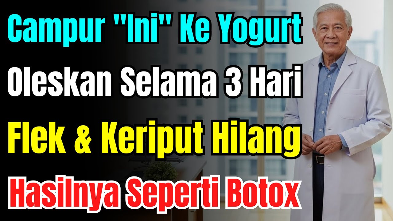 Rahasia 3 Hari! Campur Yoghurt & Madu, Kulit 70an Jadi Muda Seperti 20an (Bebas Keriput)