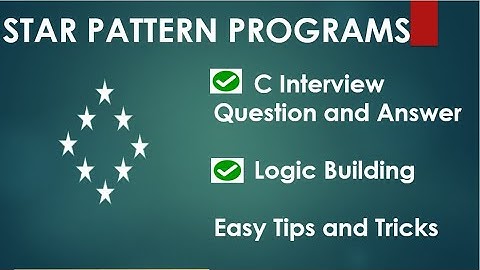 Hollow Star Pattern programs in C in Hindi | C Interview Questions and Answers