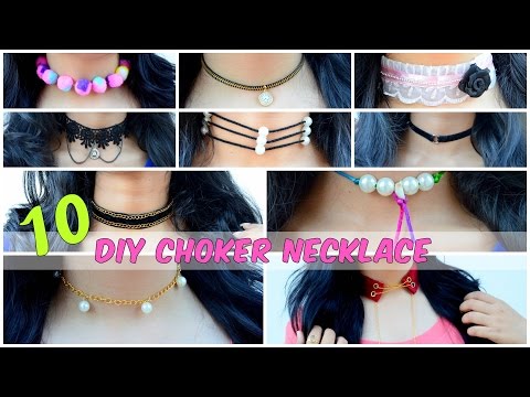 DIY: 10 Quick And Easy Choker Necklace