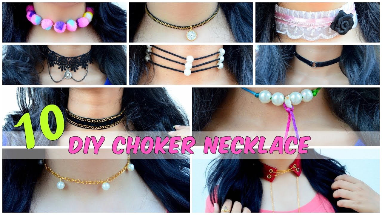 5 DIY chokers, EASY chokers