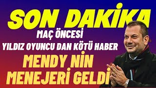 Maç öncesi yıldız oyuncudan kötü haber geldi Mendy de flaş gelişme menejeri geldi #trabzonspor