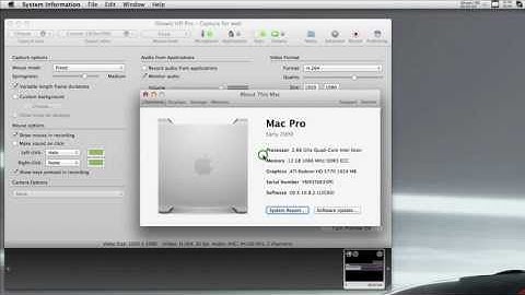 Gathering Settings Information From iShowU HD