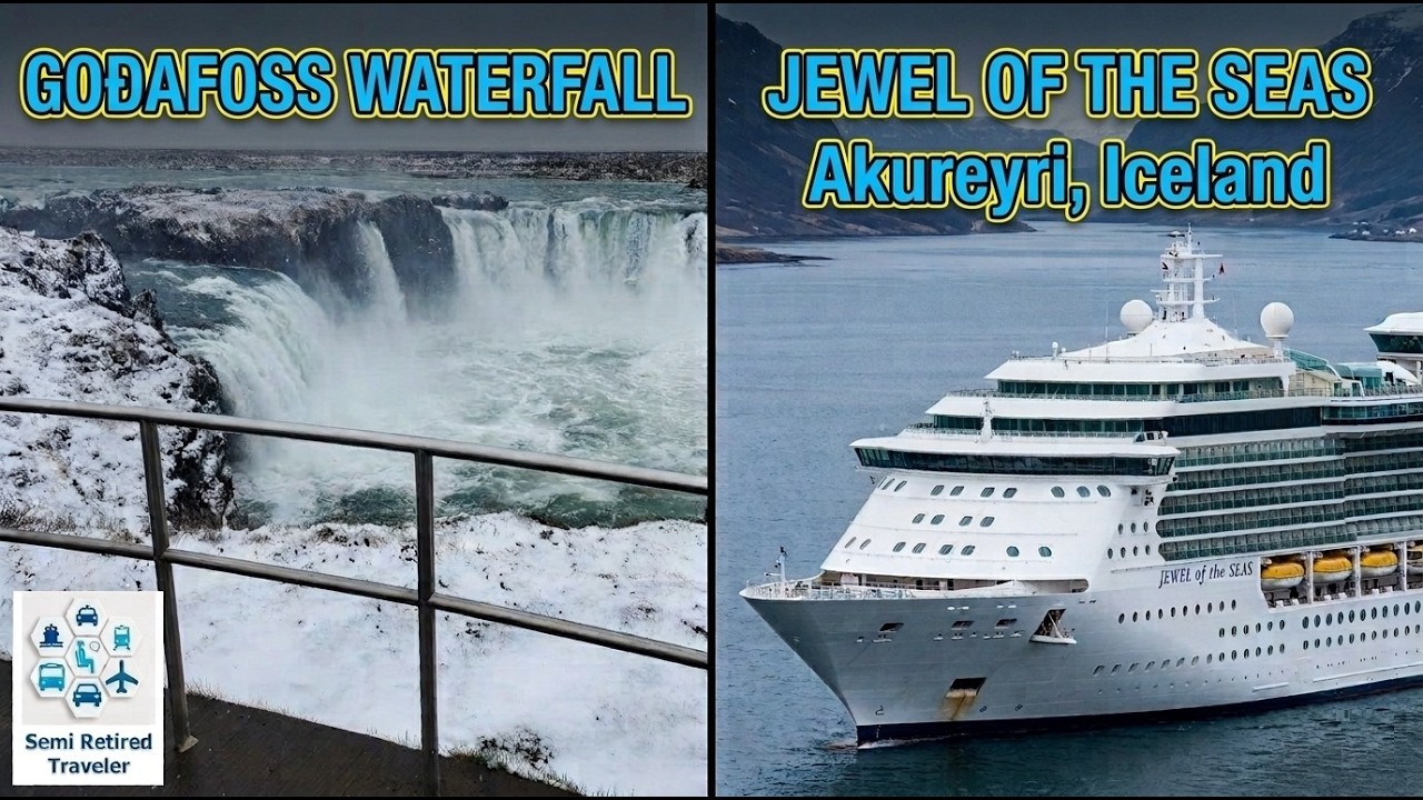 Jewel of the Seas Cruise - Akureyri, Iceland - Goðafoss Waterfall and Botanical Garden #lofi