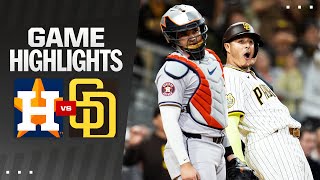 Astros vs. Padres Game Highlights (9/17/24) | MLB Highlights
