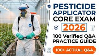 Pesticide Applicator Core Exam 2026: 100 Verified Q&A Practice Guide