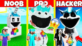 CRAFTYCORN POPPY PLAYTIME CHAPTER 3 DEEP SLEEP HOUSE BUILD CHALLENGE - NOOB vs PRO vs HACKER /