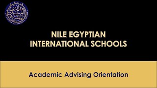 2025 Online Highschool Academic Advising Orientation