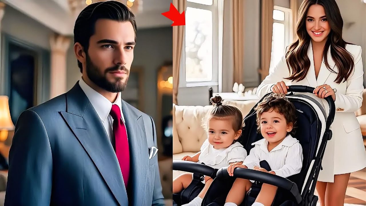 “EL MILLONARIO ESPERABA FURIOSO EN SU OFICINA… SU EX LLEGÓ CON LOS GEMELOS”