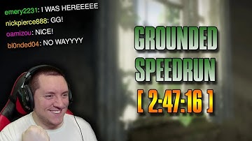 The Last of Us Speedrun for Grounded mode Glitchless (2:47:16)