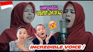 Vanny Vabiola 'GREATEST LOVE OF ALL' cover  | Couple REACTION!