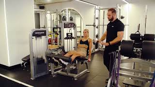 Hammer Strength Select Leg Extension at DARE. Studio, Bentleigh VIC