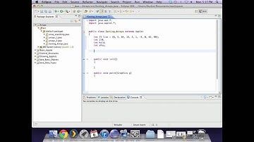 Applet - Sorting an Integer or String Array