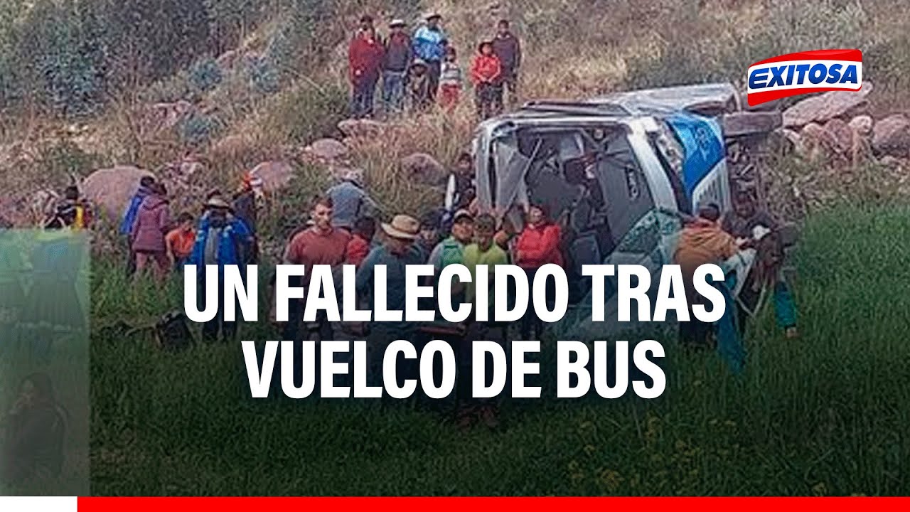 🔴🔵Cusco: Un fallecido y 30 heridos tras vuelco de bus en la ruta a la ...