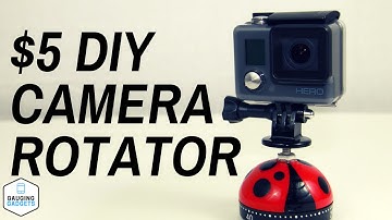 $5 DIY Camera Rotator - How To Build A 360 Degree Time Lapse Rotator