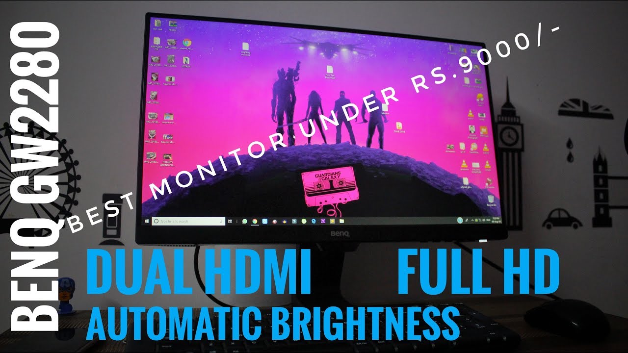 section Complain courage BenQ GW2280 DUAL HDMI Monitor and Speakers! Best Monitor under Rs.9000! -  YouTube
