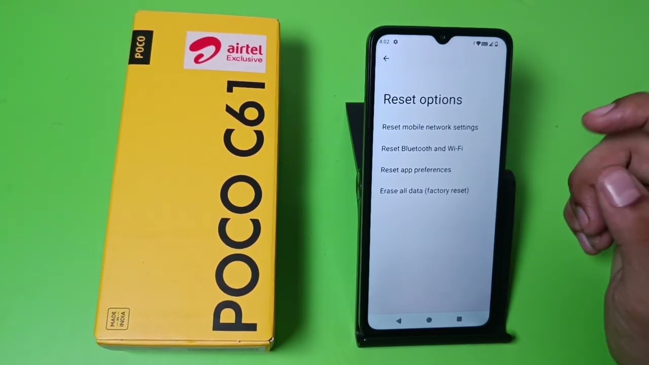 POCO C61: Erase All Data - How to Reset on your phone - YouTube