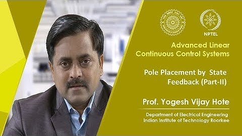 Pole Placement by State Feedback (Part-II)