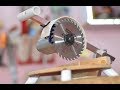 How to make a Powerful Miter Saw using a 12v DC Motor