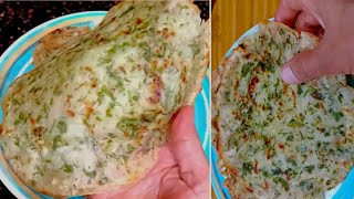 This cilantro flatbread recipe will drive you crazy!  flat bread ready in 5 minutes!