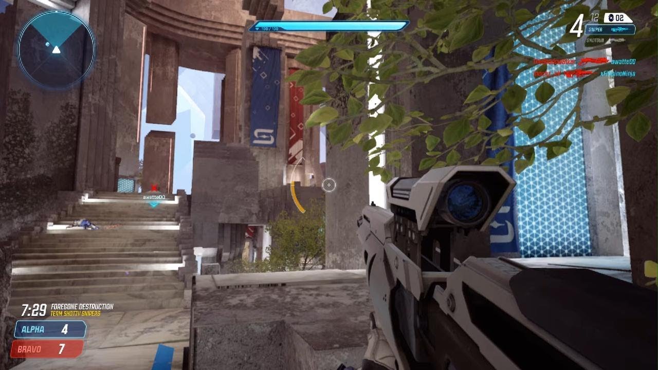 Splitgate Snipes and shotguns