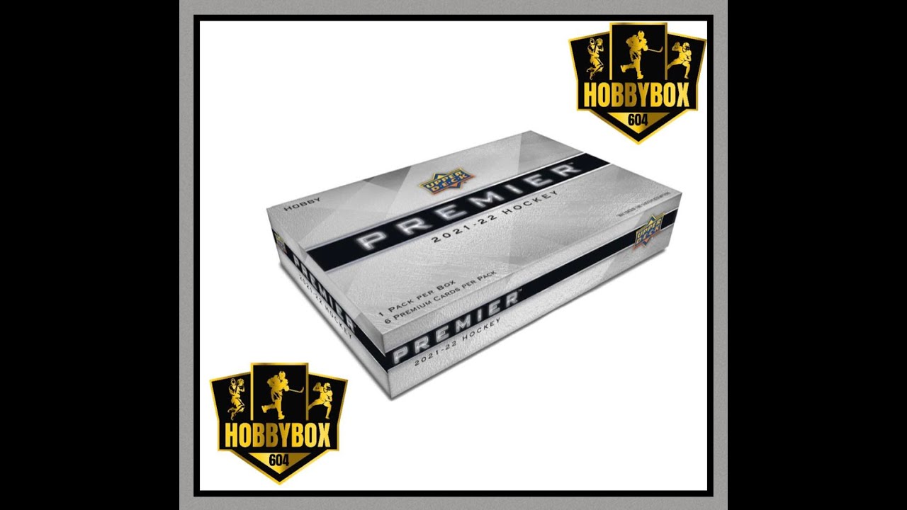 RELEASE NIGHT NHL 21/22 UPPER DECK PREMIER 10 BOX MASTER CASE RANDOM #1