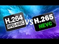 H264 vs h265 for youtube which codec to use at 1080p 1440p  4k