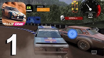 Rally One : Race to glory - Gameplay Walkthrough part 1(iOS,Android)