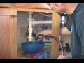 How to Unclog a Sink Without Toxic Chemicals - Using A Hose