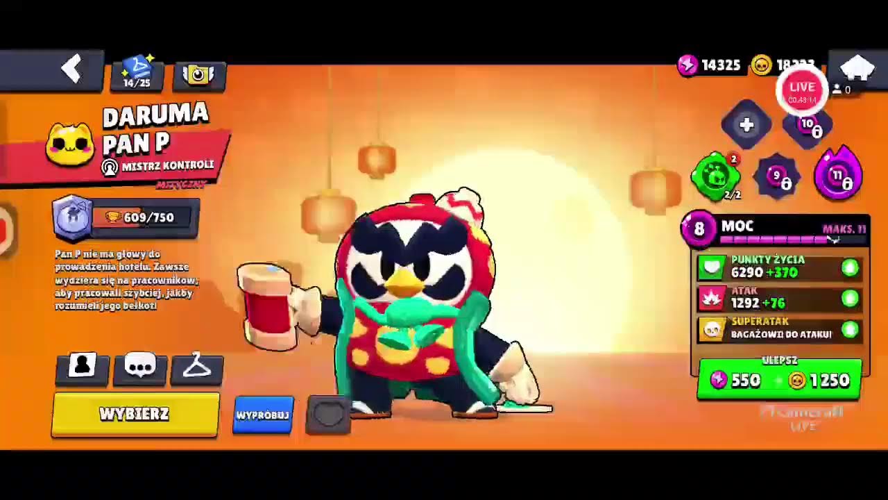 LIVE Z BRAWL STARS (WBIJAM DAMIANA NA P1