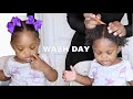 Toddler Wash Day Routine For Curly Hair | Start to Finish