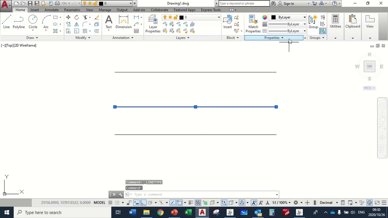 LINE TYPE IN CAD - YouTube