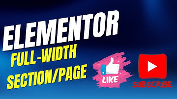 Fix Elementor Full-width Not Working | Elementor Full Width Layout Setting And Strech Coloumn Width