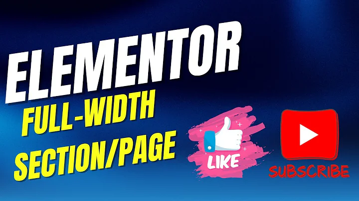 Fix Elementor Full-width Not Working | Elementor Full Width Layout Setting And Strech Coloumn Width