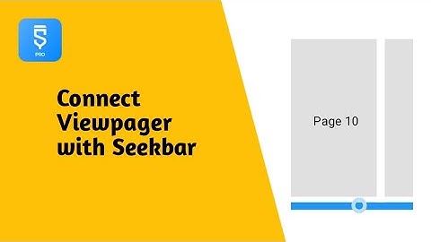 How to connect Viewpager with Seekbar in sketchware pro tutorial 119 #sketchware