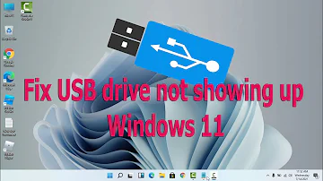 How to fix USB drive not showing up windows 11