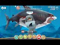 NEW ENEMY GREAT WHITE SHARK UNLOCKED AND GAMEPLAY - Hungry Shark World