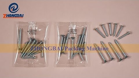 Mix screw packaging machine with 2 bowls counting system