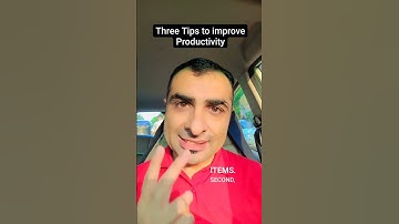 #tips for improving #productivity #timemanagement #careerarchitect