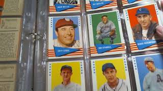 I bought a near complete set of 1961 fleer baseball cards