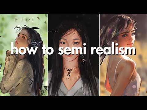 how to draw semi realism (painterly style)