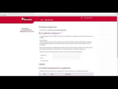 Arbomeester instructievideo werkgeverscode invoeren